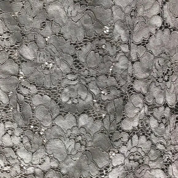 Aqua Black Lace Blouse - Picture 5 of 5